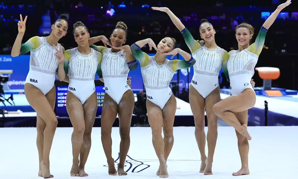 Com ginastas do CEGIN, seleção feminina confirma vaga nos Jogos de Paris